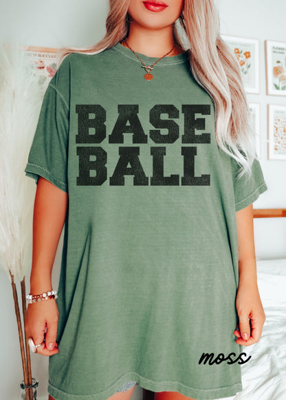 *BASEBALL University Tee *12 Colors (S-4X)