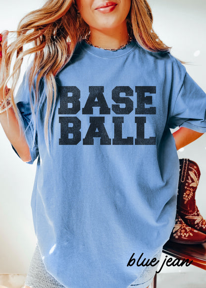 *BASEBALL University Tee *12 Colors (S-4X)