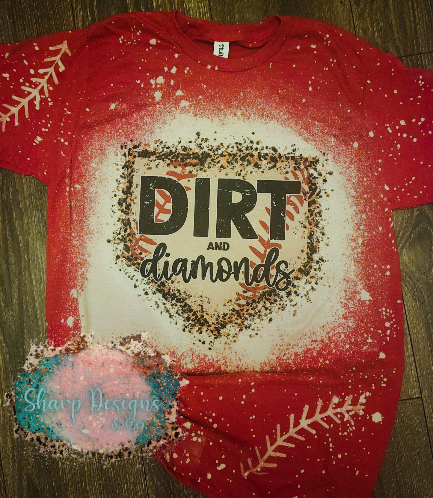 Dirt & Diamonds Bleached Tee